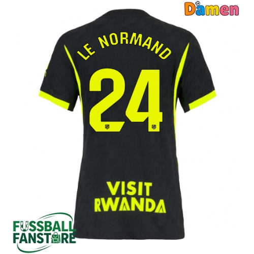 Atletico Madrid Robin Le Normand #24 Replik Auswärtstrikot Damen 2026-27 Kurzarm